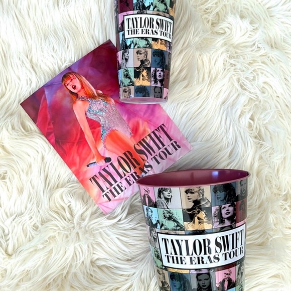 NBU Taylor Swift Eras Tour AMC large cup, pink tin, and poster - Picture 3 of 3